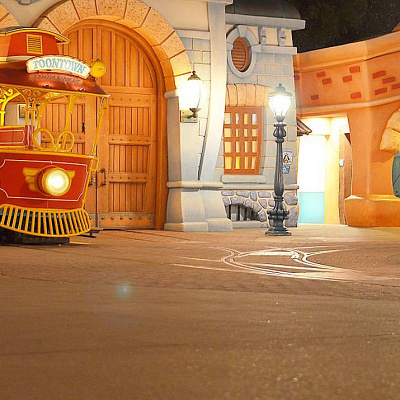 ジョリートロリーに乗っての撮影も人気ですが、後ろの扉での撮影も人気です！