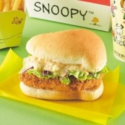 エビカツバーガーセット