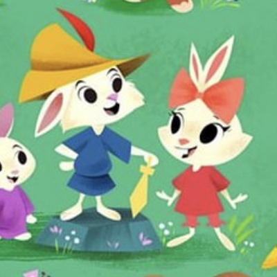 スキッピーと姉妹のシスとタガロング