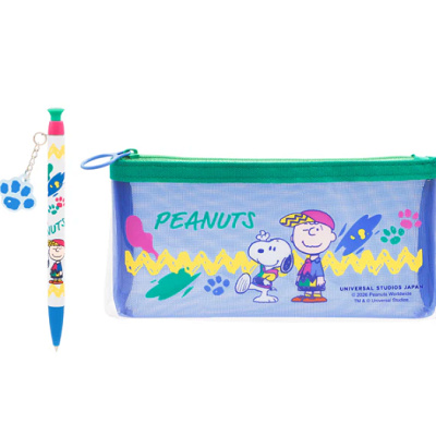 スヌーピーボールペン＆ペンケースセット