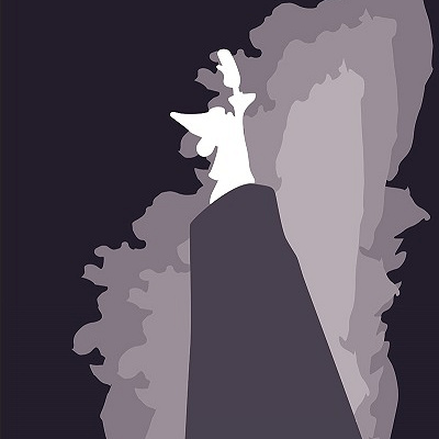 ソーサラーミッキーのシルエット