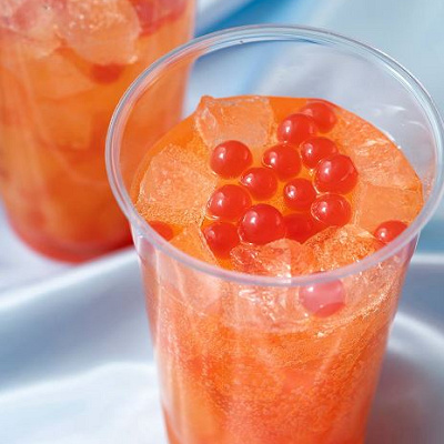 スパークリングドリンク（オレンジ＆ストロベリー）