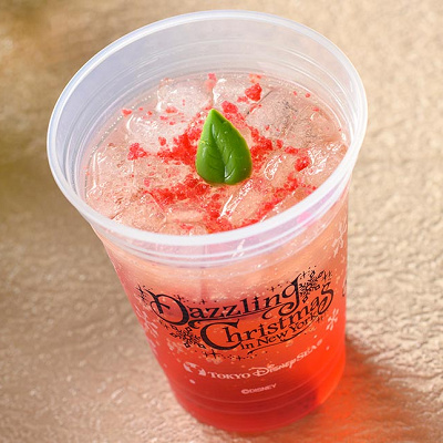 スパークリングゼリードリンク（グレナデン・シロップ＆ストロベリー）