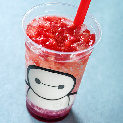 スパークリングゼリードリンク（ストロベリー＆バタフライピー）