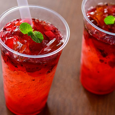 スパークリングゼリードリンク（ティー＆ミックスフルーツ）