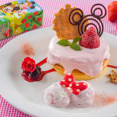 ミニー・ベスティーズ・バッシュ！メニュー：スペシャルお子様パンケーキセット