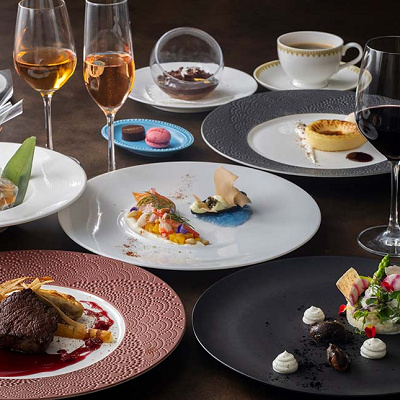 スペシャルコース、ペアリングワイン付き