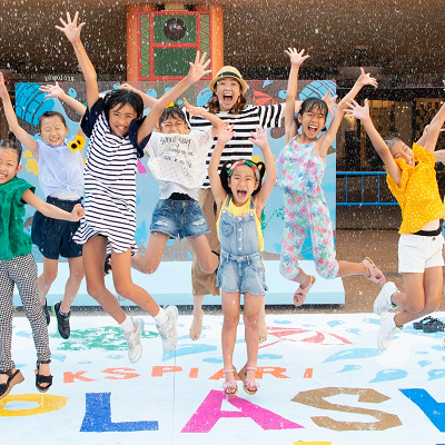 イクスピアリのスプラッシュチャレンジ