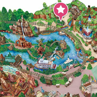 スプラッシュダウン・フォトの地図