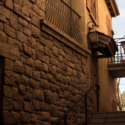 石造りの街並み