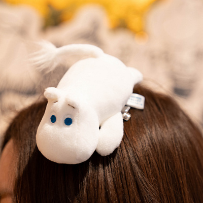 クリップ付ぬいぐるみ ムーミントロール／ムーミンバレーパークグッズ