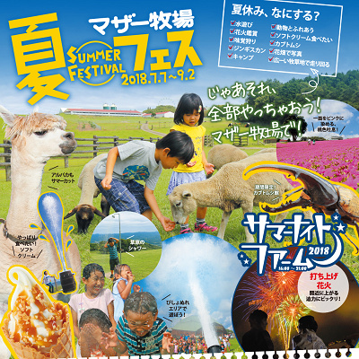 ずぶ濡れ体験や花火など、各種イベントがもりだくさんの「夏フェス」