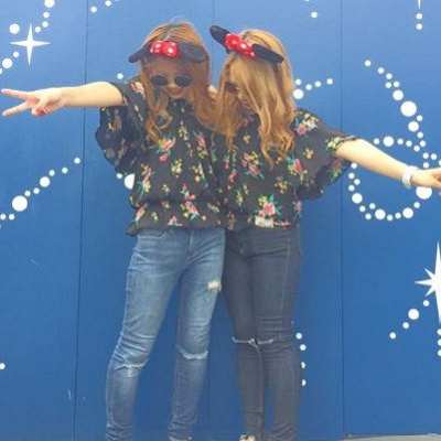 夏の双子コーデ