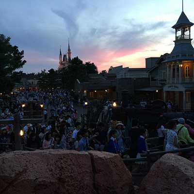 ウエスタンランドの夕暮れは情緒たっぷり