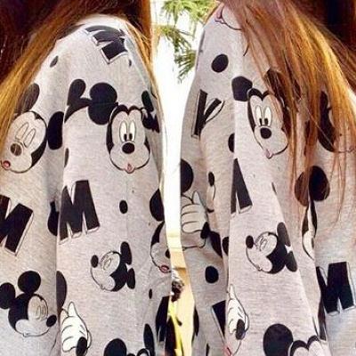 驚いたミッキーのお顔がキュート