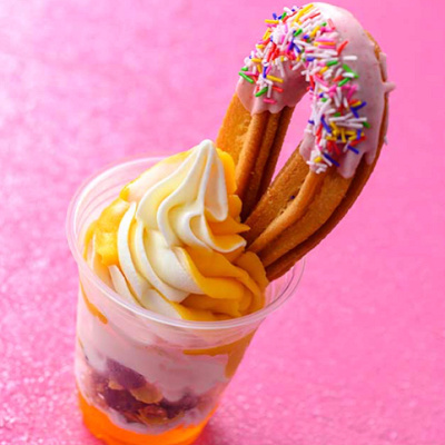 スウィーツ・ポップ・ワールドサンデー（オレンジゼリー）：850円