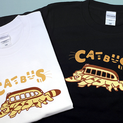 Tシャツ　ネコバス