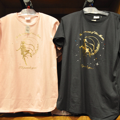 Tシャツ（ピンク・写真左）（USJ×セーラームーングッズ）