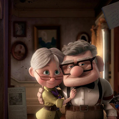 カールじいさんとエリーの夫婦愛に涙