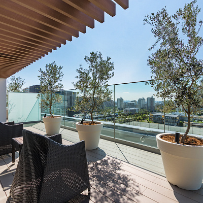 エグゼクティブ テラス スイートのテラス