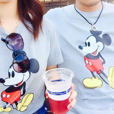 大きなミッキープリントがおしゃれ！