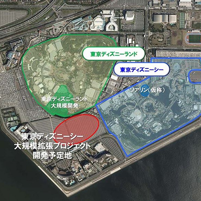 ディズニーシーに作られる新エリアの場所