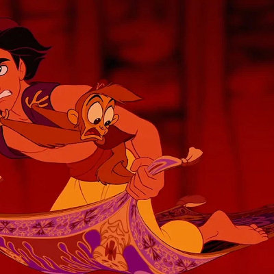 アラジンたちの命を救った魔法のじゅうたん