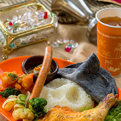 ワイルドなプレートメニューに気分も盛り上がります♪