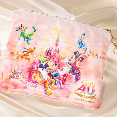 東京ディズニーリゾート40周年”ドリームゴーラウンド”スペシャルルームビッグアメニティーポーチ