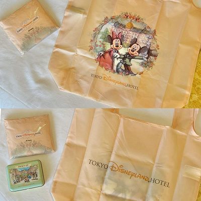 東京ディズニーランドホテルのアメニティのエコバッグ
