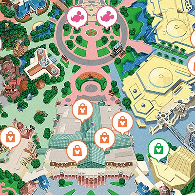 東京ディズニーランドマップ①