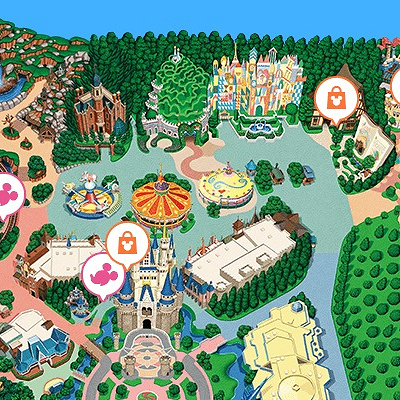 東京ディズニーランドマップ②