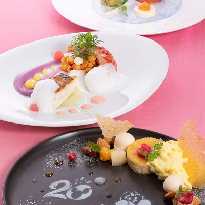 “東京ディズニーシー20周年:タイム・トゥ・シャイン！” ランチコース