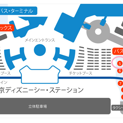 東京ディズニーシー・スターミナル地図