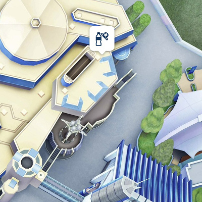 トゥモローランドの自動販売機の場所