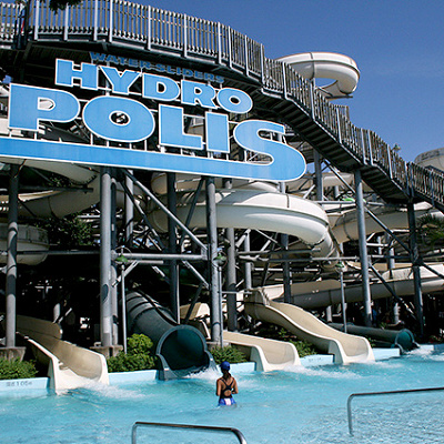 としまえんの絶叫ウォータースライダー「ハイドロポリス」