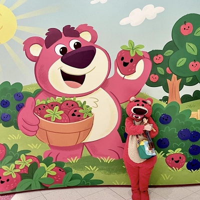 トイ・ストーリーホテルの写真映えスポット⑤：ロッツォ・ガーデンカフェ  