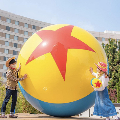 トイ・ストーリーホテルの写真映えスポット②：ピクサーボール