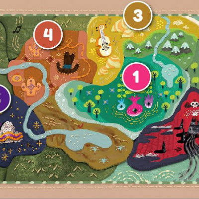 トロール王国の地図