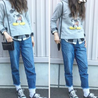 シャツを中にイン♪