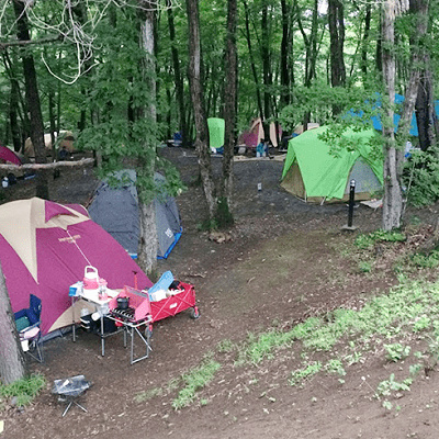 ツインリンクもてぎの林間サイト