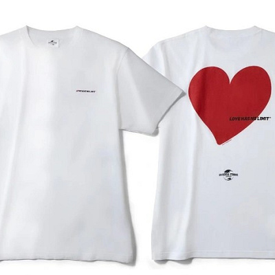 ユニバの「LOVE HAS NO LIMITチャリティTシャツ」