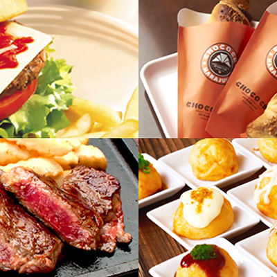 ユニバーサル・シティウォークもグルメがたくさん