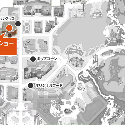 USJ「名探偵コナン4-Dライブ・ショー～星空の宝石～」体験レポ：アトラクション場所