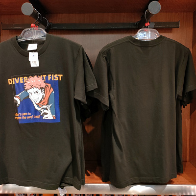 呪術廻戦カフェ Tシャツ 虎杖悠仁 FaNeMa / 『呪術廻戦』フルグラフィックTシャツ 虎杖悠仁