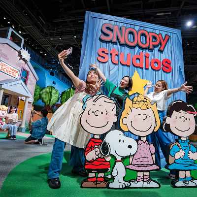 スヌーピースタジオの新しいフォトスポット