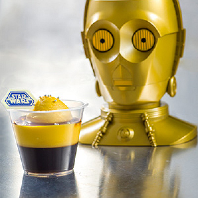 バニラムース＆コーヒーゼリーのカップデザート