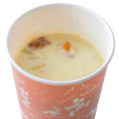 ベジタブルとベーコンのクリームスープ