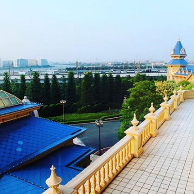 美女と野獣ルームからの景色