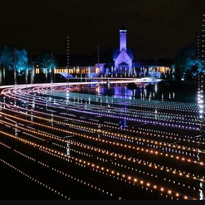 水上イルミネーション